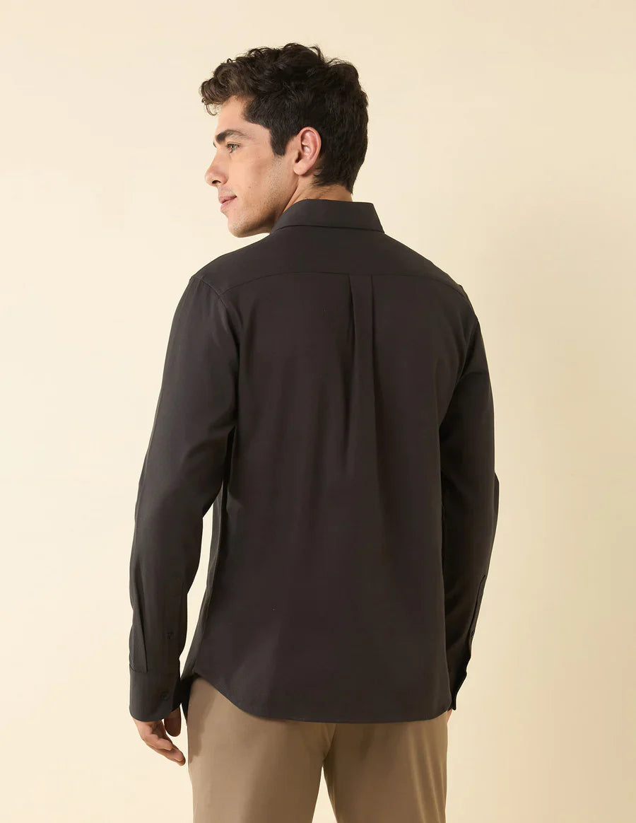 Choco Brown Casual Wear Linen Cotton Shirt