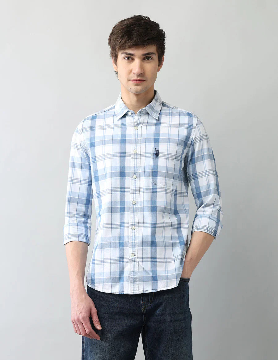 Denim Co Indigo Blue Cotton Men&