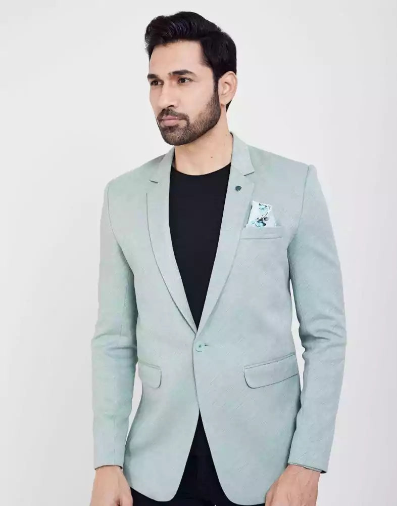 Firozi Jodhpuri Self Textured Blazer