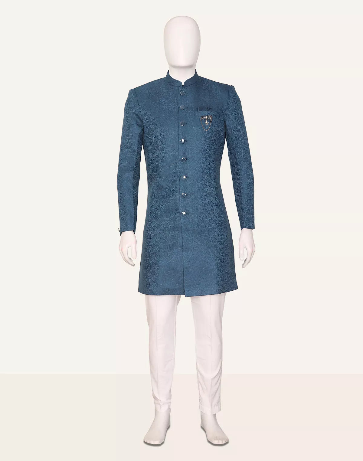 Jacquard Rama Self Paisely Design Semi Indo