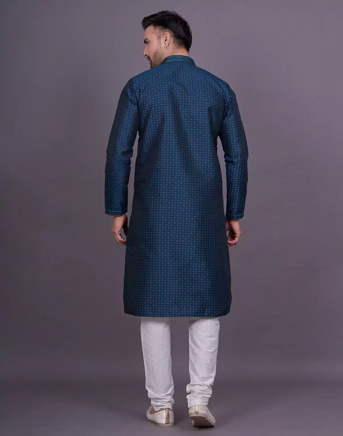 Rama Self Brocade Weaving Jacquard Kurta Pyjama