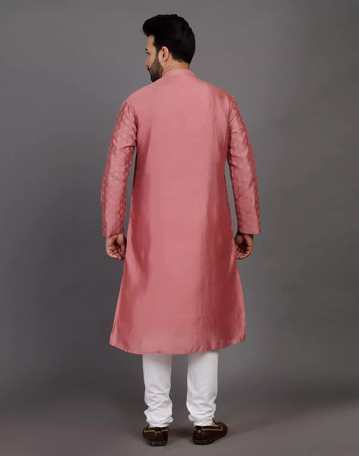 Stylish All Over Sequence Work Party Wear Kurta Set