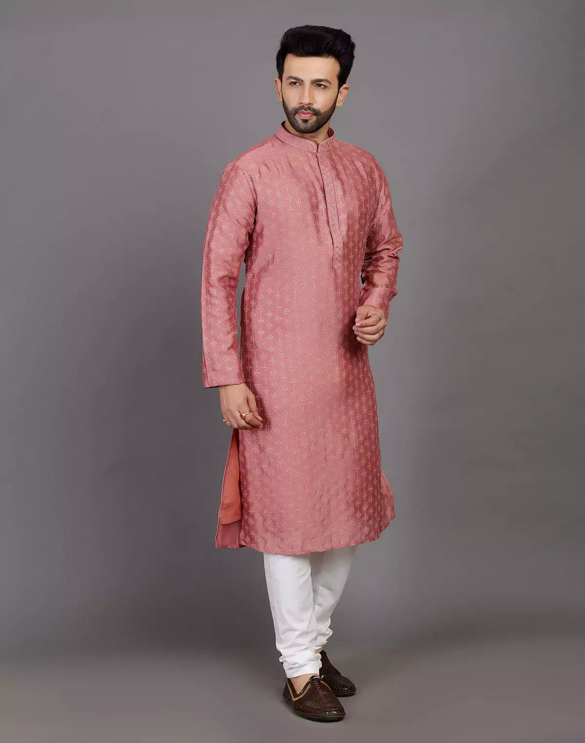 Stylish All Over Sequence Work Party Wear Kurta Set