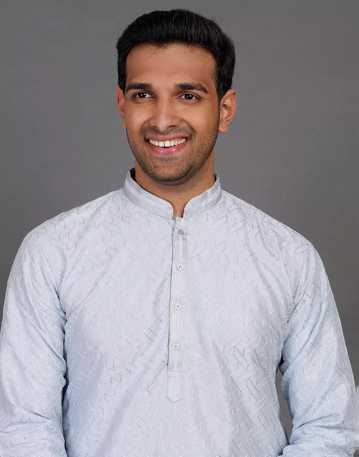 Soft Silk Simple and Comfort Sequence Work Blue Kurta Set