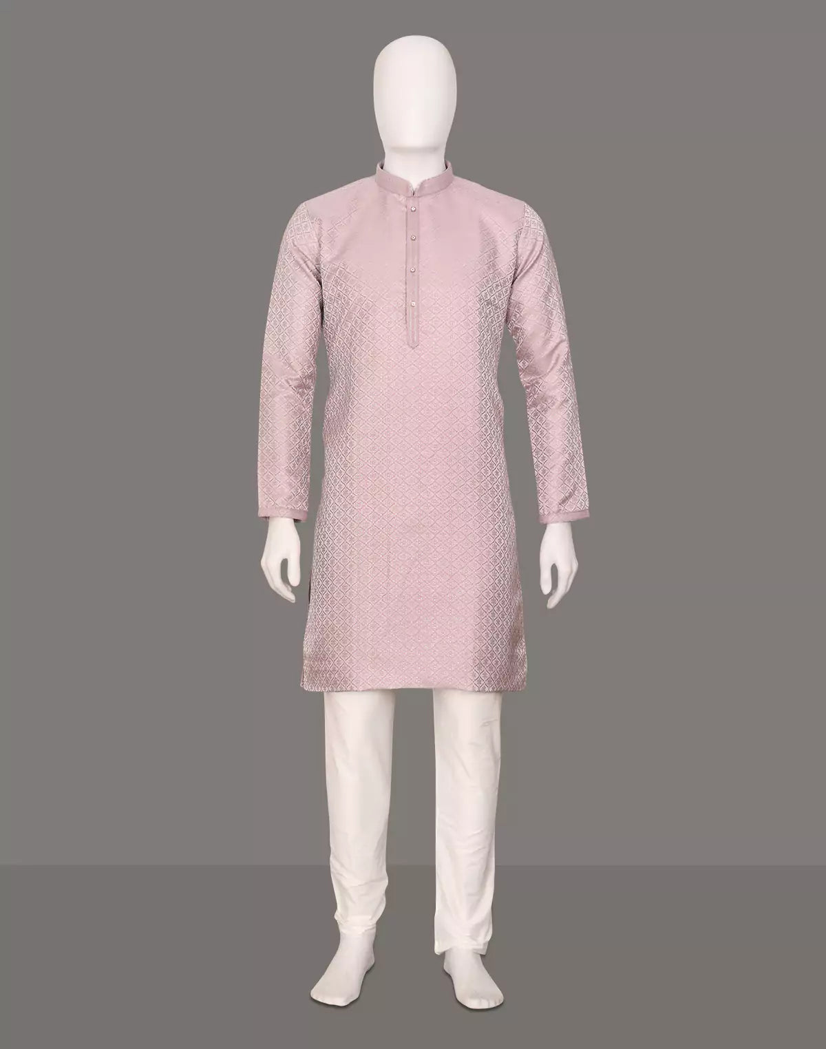 Self Patterned Thread work Jacquard Elegance Onion Kurta Pajama