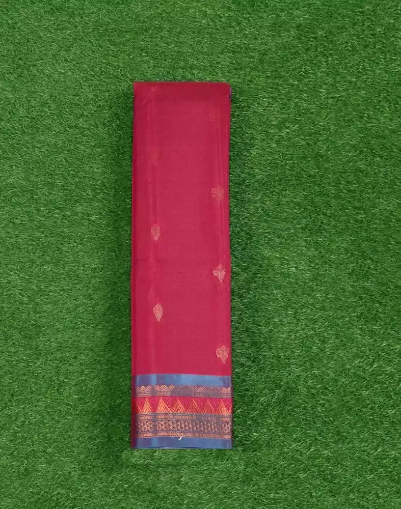 Pink Butta Gadwal Sico Saree