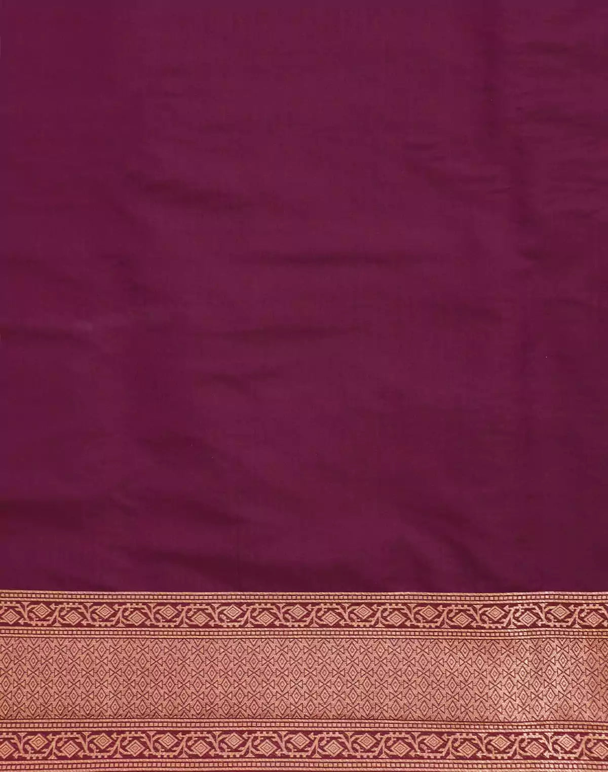 Animal Woven Zari Wine Colour Saree