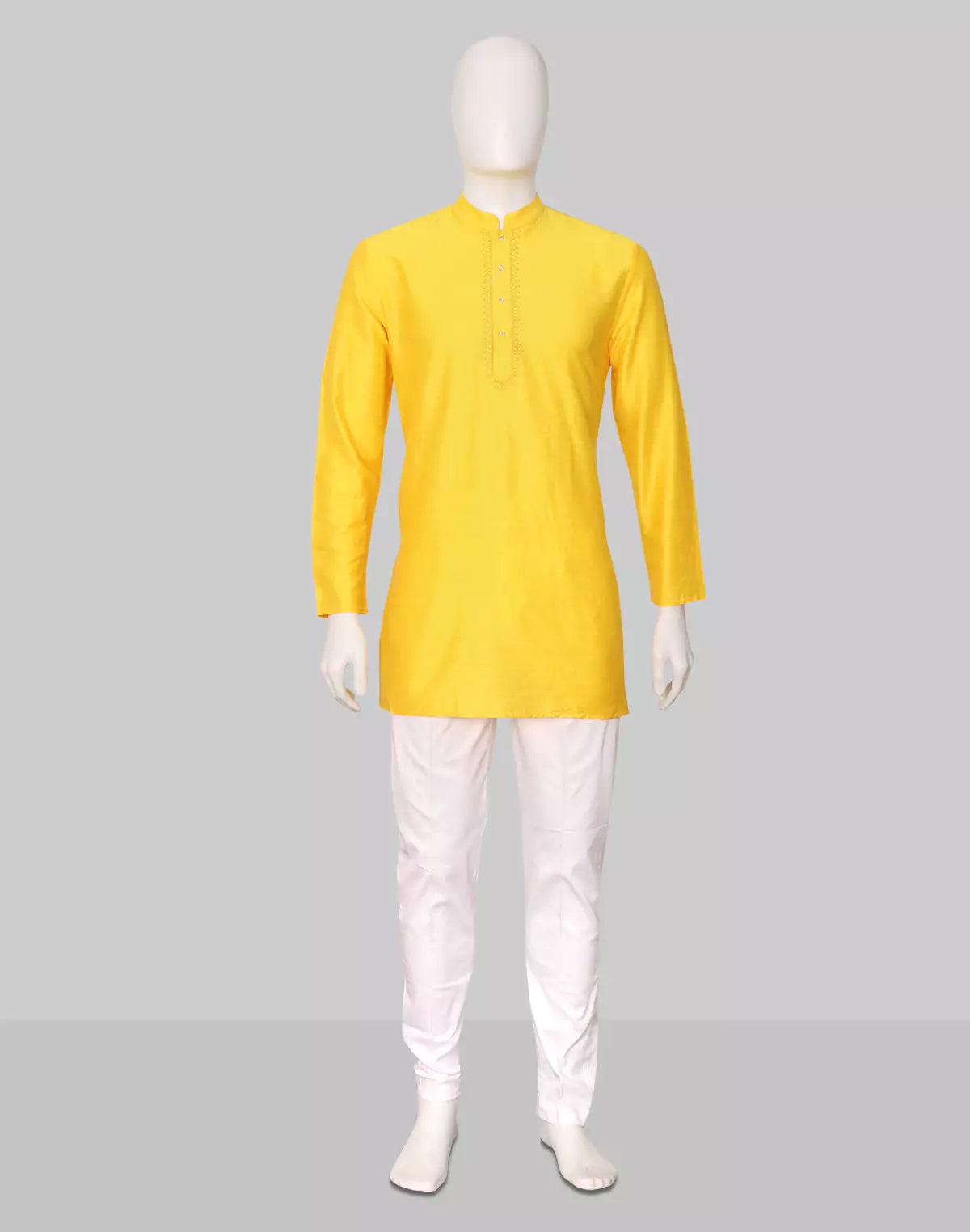Lemon Raw Silk Plain Men&