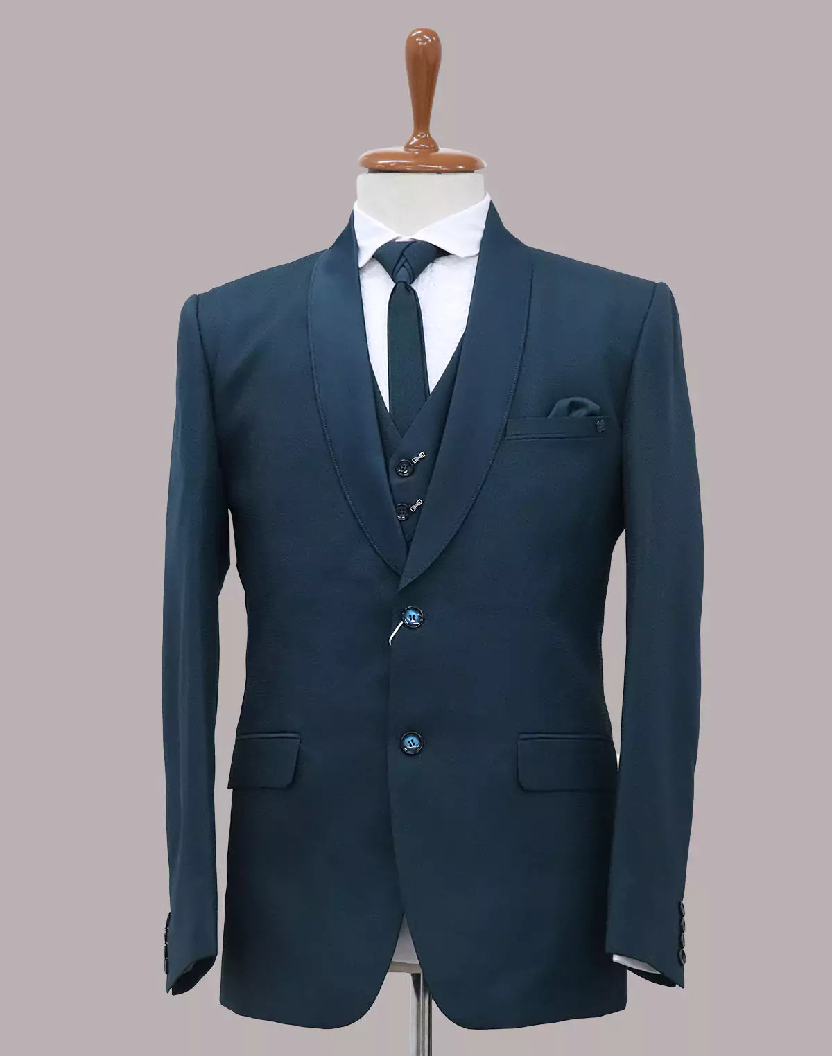 Rama Polyester Terry Cotton 5 Pc Designer Suit