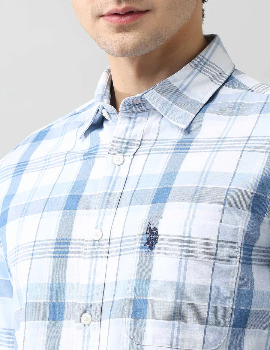 Denim Co Indigo Blue Cotton Men&