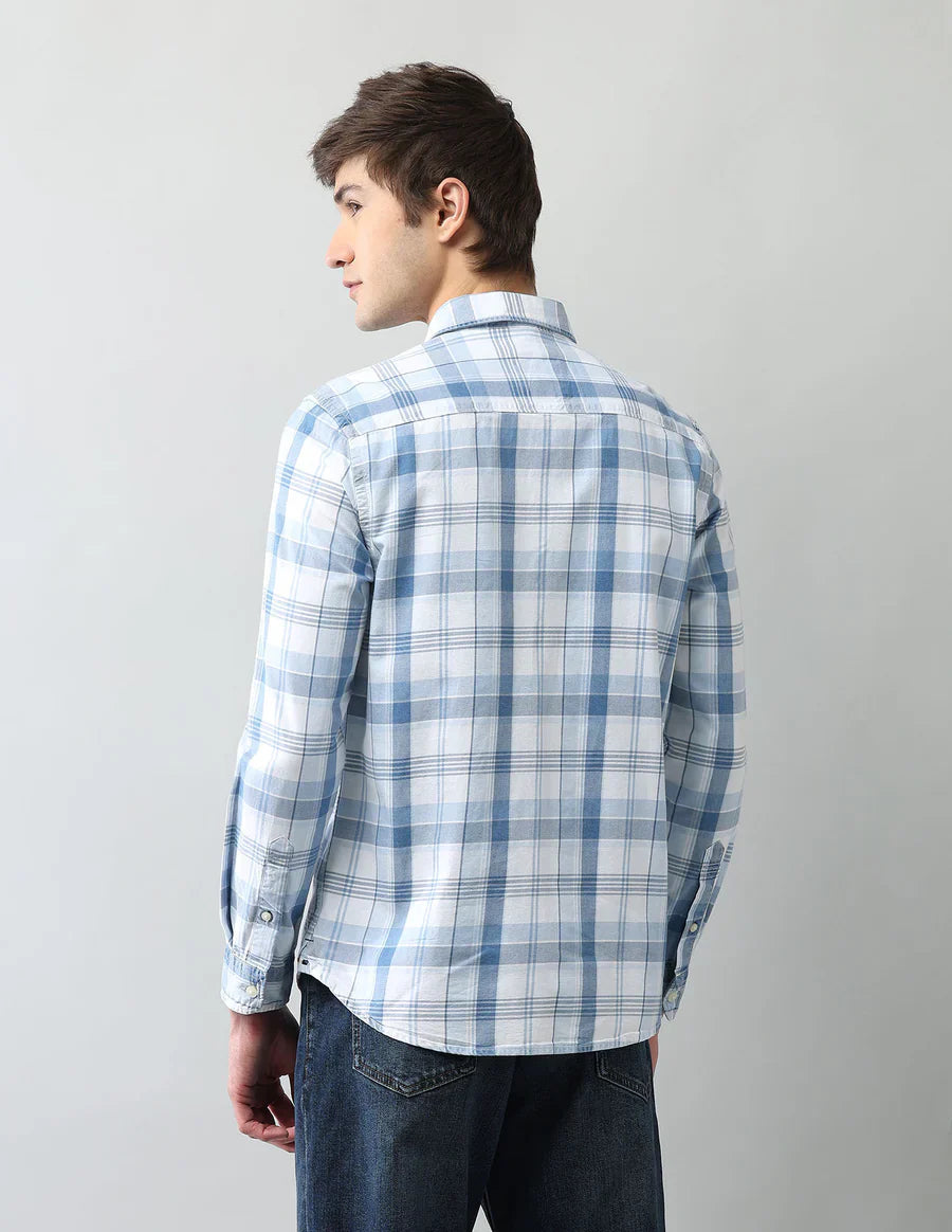 Denim Co Indigo Blue Cotton Men&