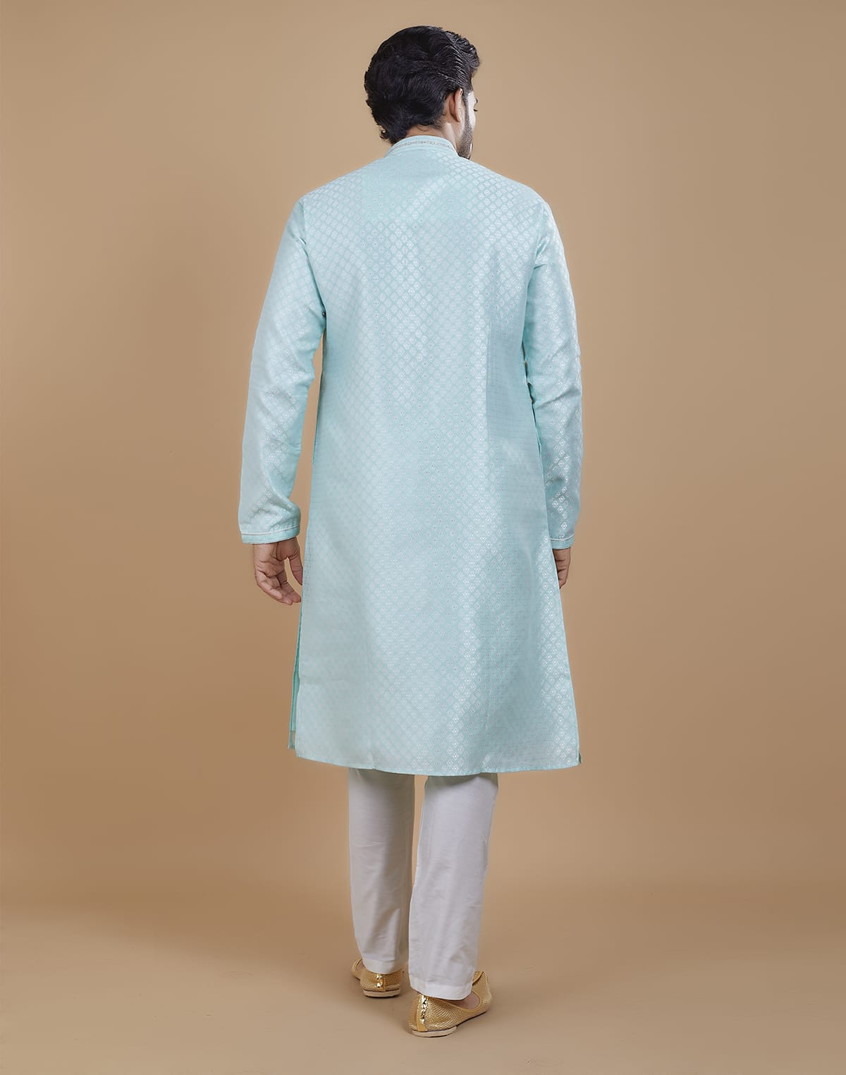 All Over Silver Bootis Kurta Set