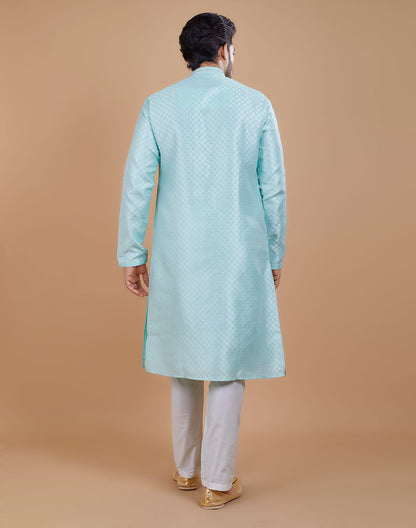 All Over Silver Bootis Kurta Set