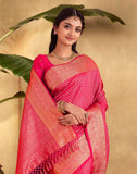 Beautiful Brocade design Soft Banaras Saree