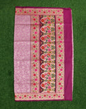 All over Floral weaving Paithani Border Saree