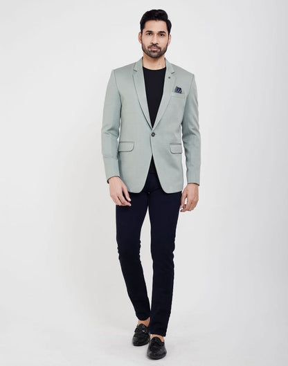 Grey Fashionable and Stretchable Blazer In a Classy Design