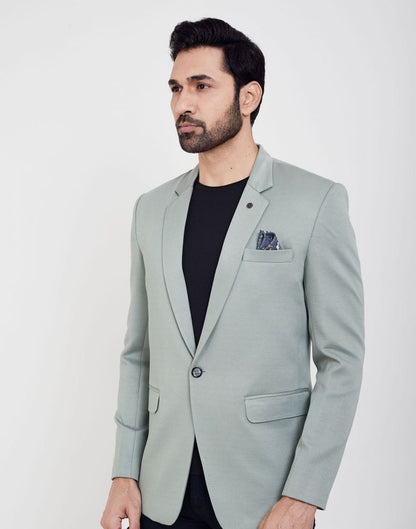 Grey Fashionable and Stretchable Blazer In a Classy Design