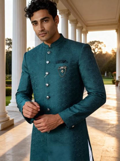 Jacquard Rama Self Paisely Design Semi Indo