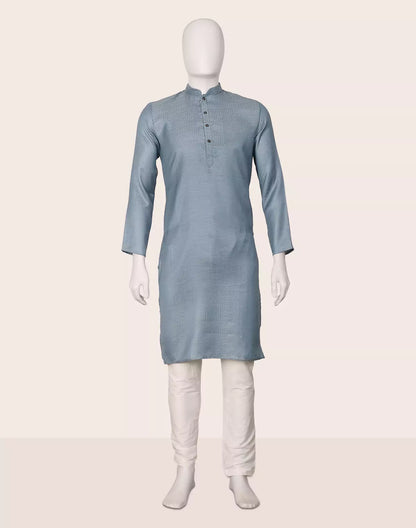 Grey Self Design Men&