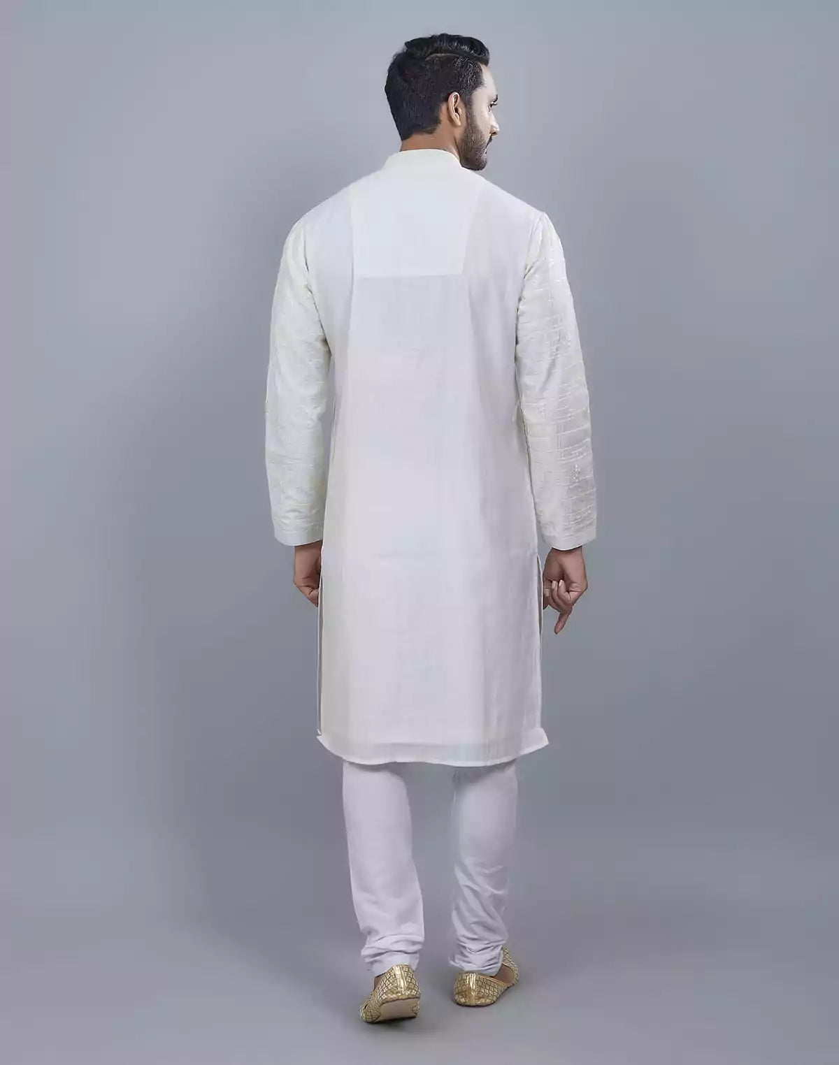 Stylish All Over Sequence Work Kurta Pajama