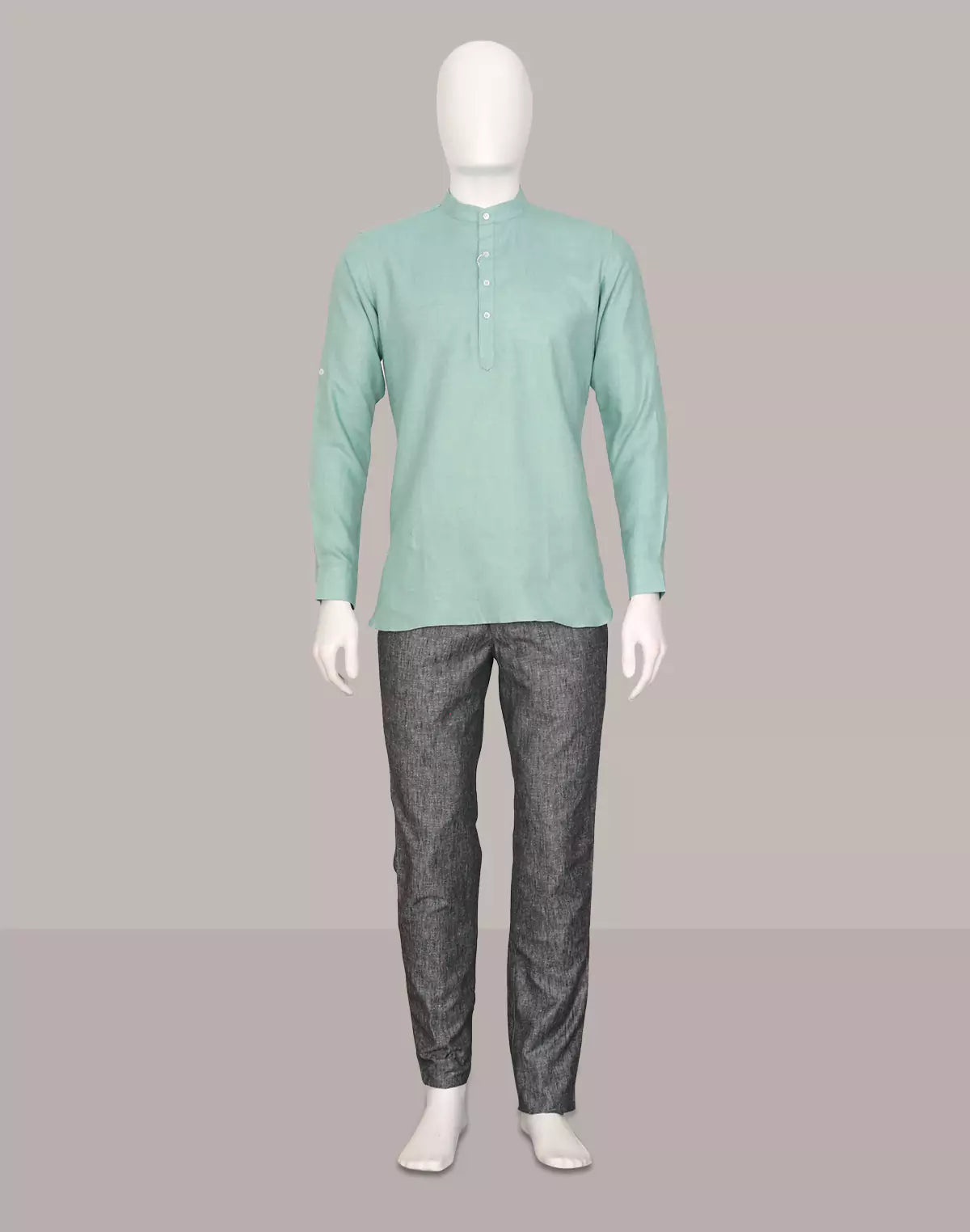 Lenin Solid Casual Short Kurta