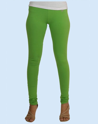 Twin Birds Pepper Mint Cotton Lycra Pencil Cut Women Legging