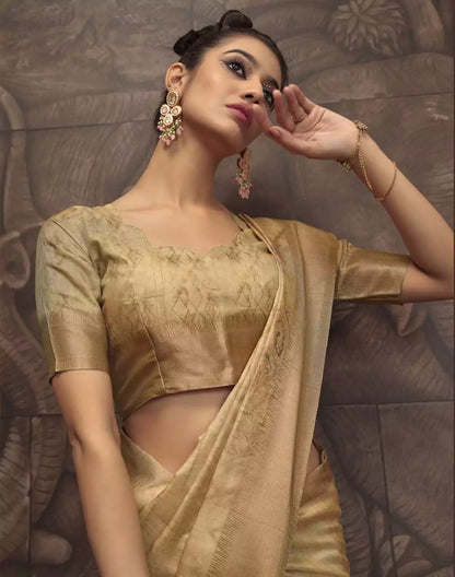 Light Mehendi Green Malai Silk Saree