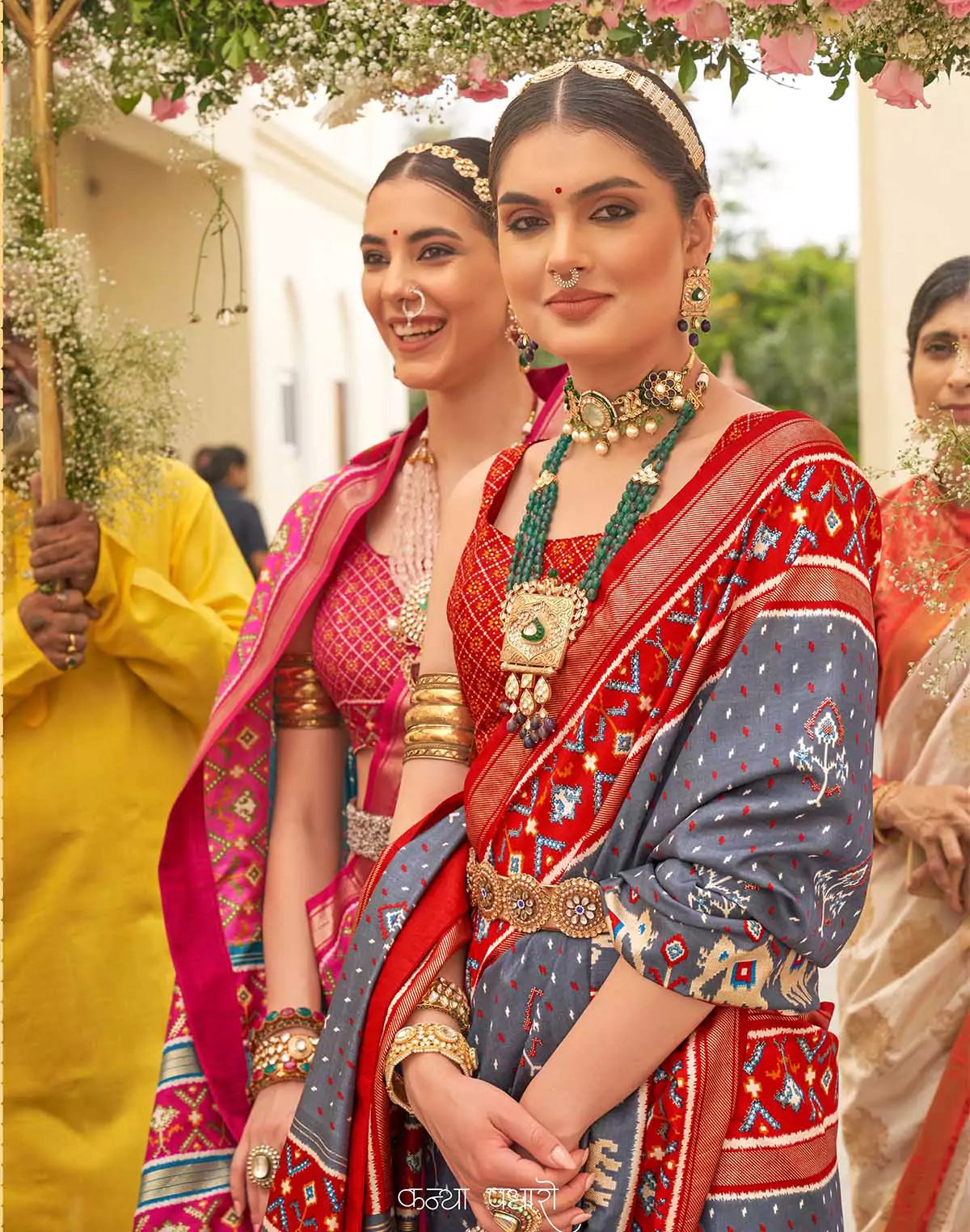 Exclusive Ikat Pattern Patola Designer Saree