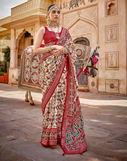 Patola Silk Ikat Saree