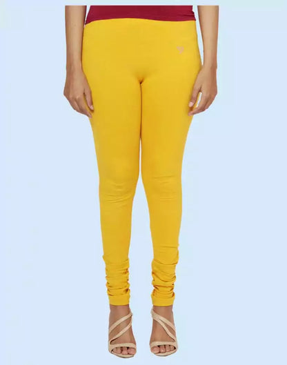 Twin Birds Sweet Corn Cotton Lycra Pencil Cut Women Legging