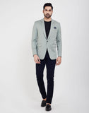 Grey Fashionable and Stretchable Blazer In a Classy Design