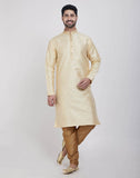 Gold Self Brocade Kurtha Pajama