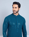 Gliietering and Stylish Party Wear Kurta Set