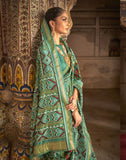 Green Colour All Over Weaving Saree